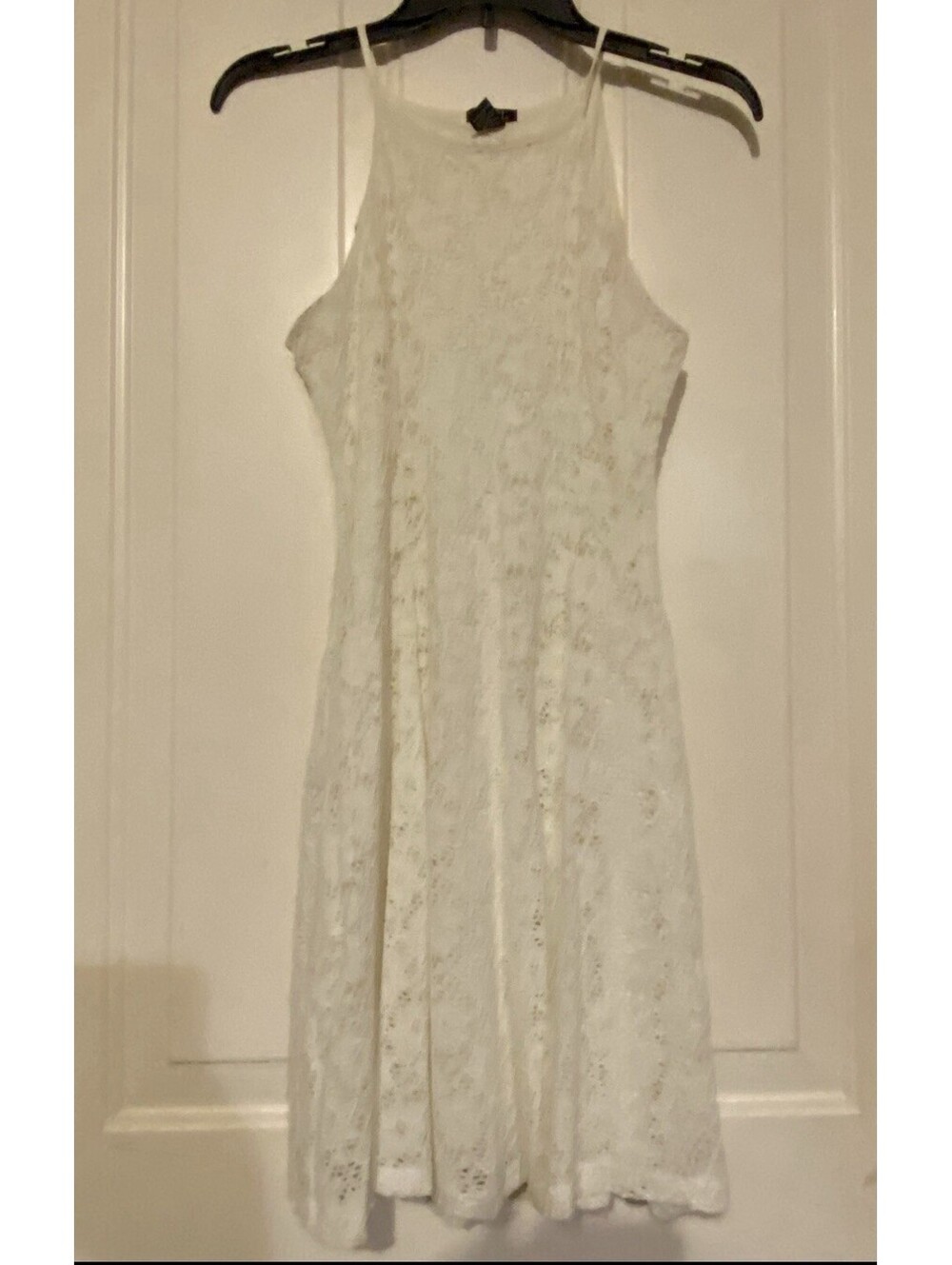 High Neckline Lace Rue 21 Ivory Dress Women’s Size Medium